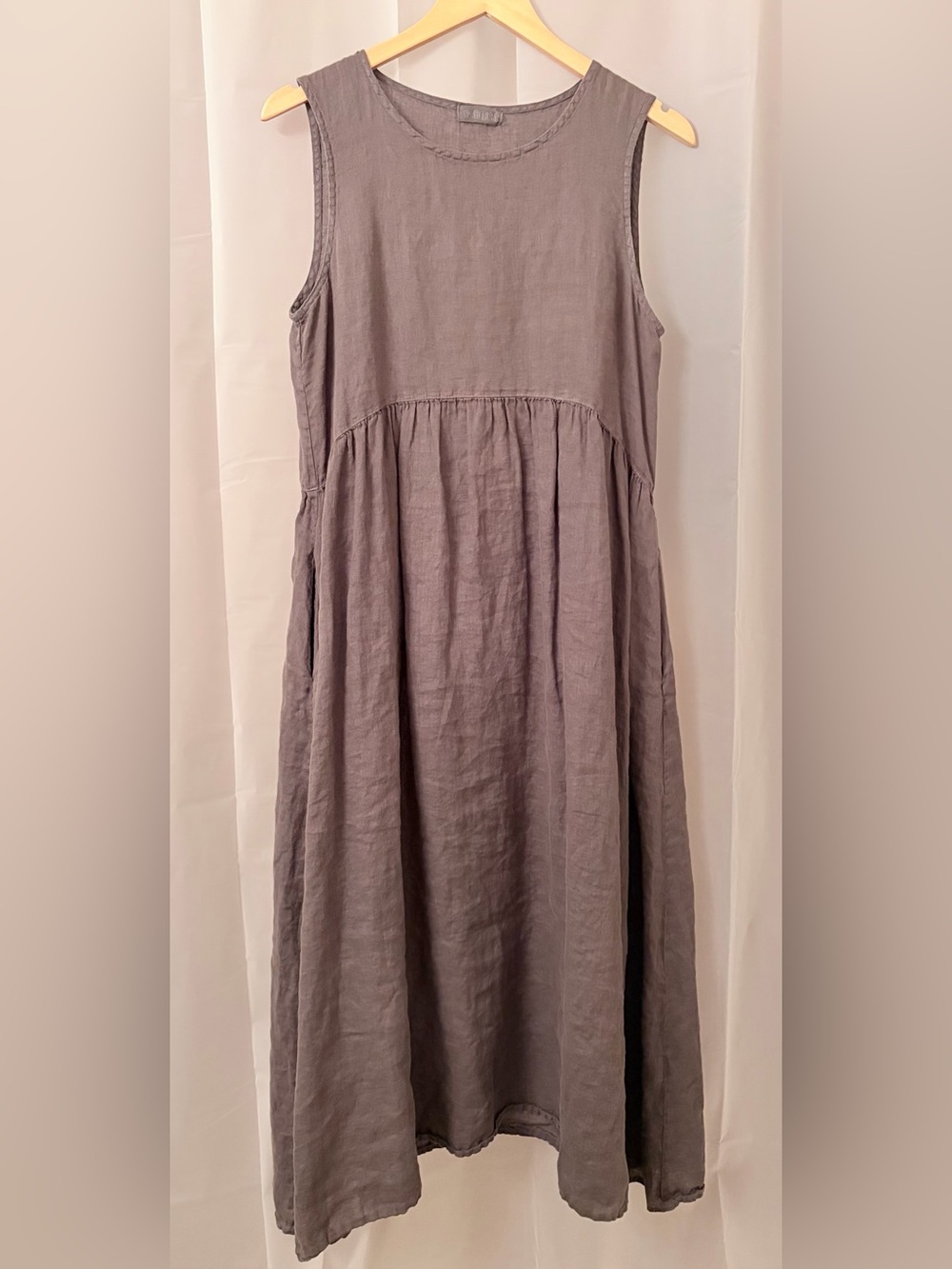 CP Shades Sleeveless Linen Maxi Dress